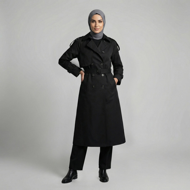 بارانی زنانه مدل ماناد کد 2443