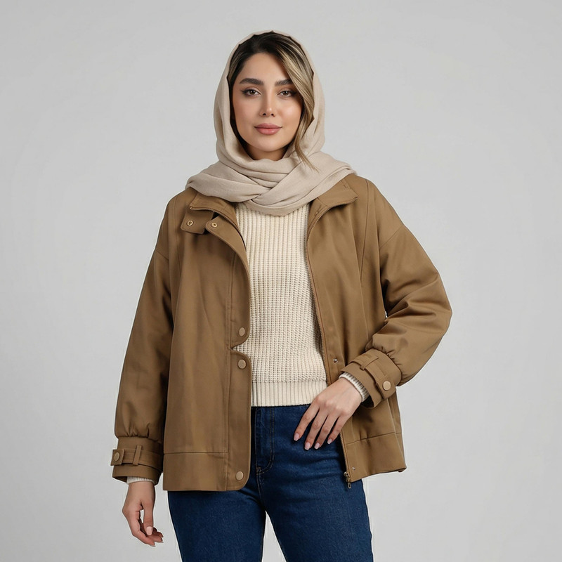 کت زنانه مدل شانلی کد 2371