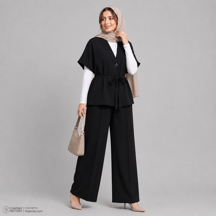 ست جلیقه و شلوار زنانه مدل نینا کد 2577