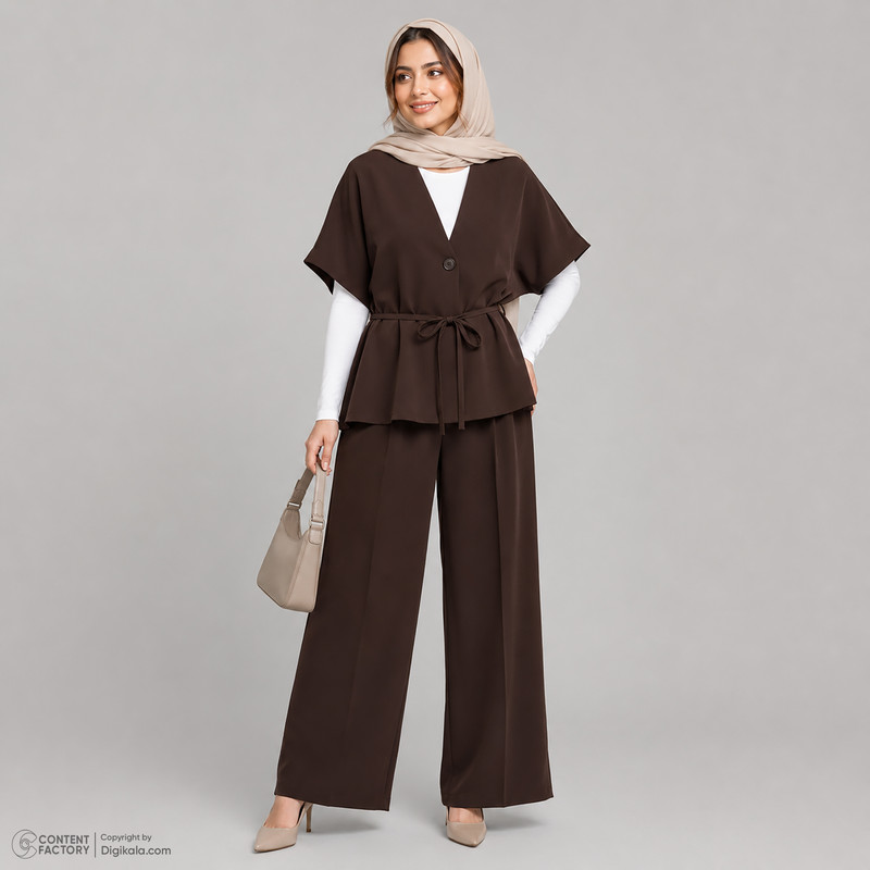 ست جلیقه و شلوار زنانه مدل نینا کد 2577