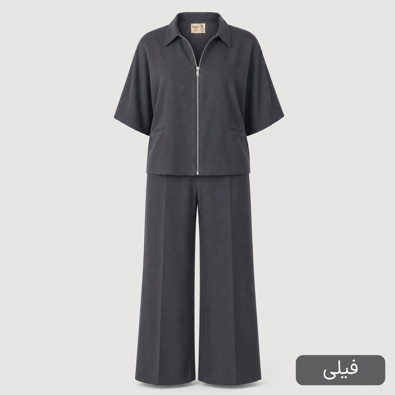 ست شومیز و شلوار زنانه مدل آوانه کد 2698