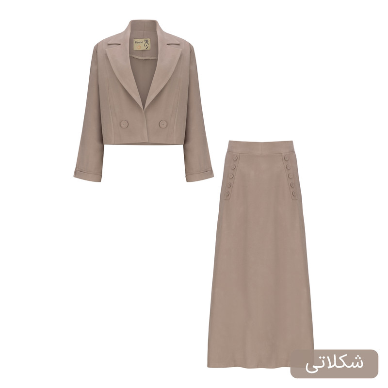 ست کت و دامن رسمی زنانه مدل ناریش کد 2497