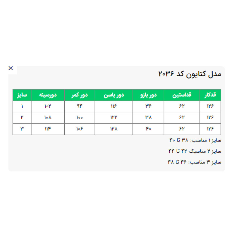 مانتو زنانه مدل کتایون کد 2036