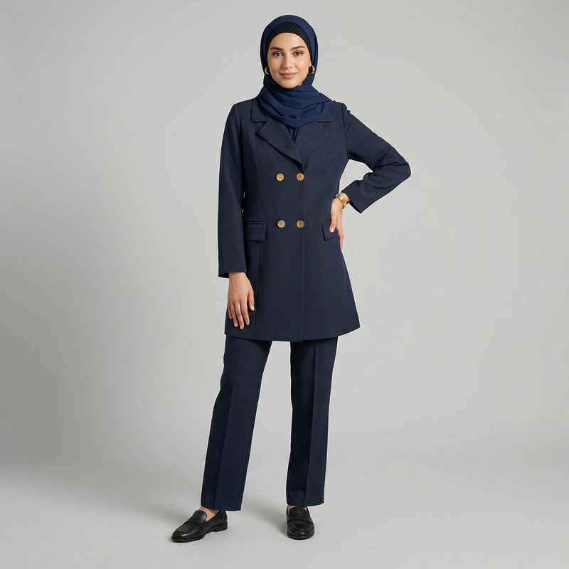 مانتو و شلوار زنانه مدل رویسا کد 108902