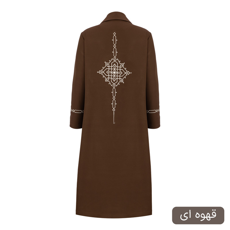 مانتو زیر زانو زنانه مدل دیما کد 2617