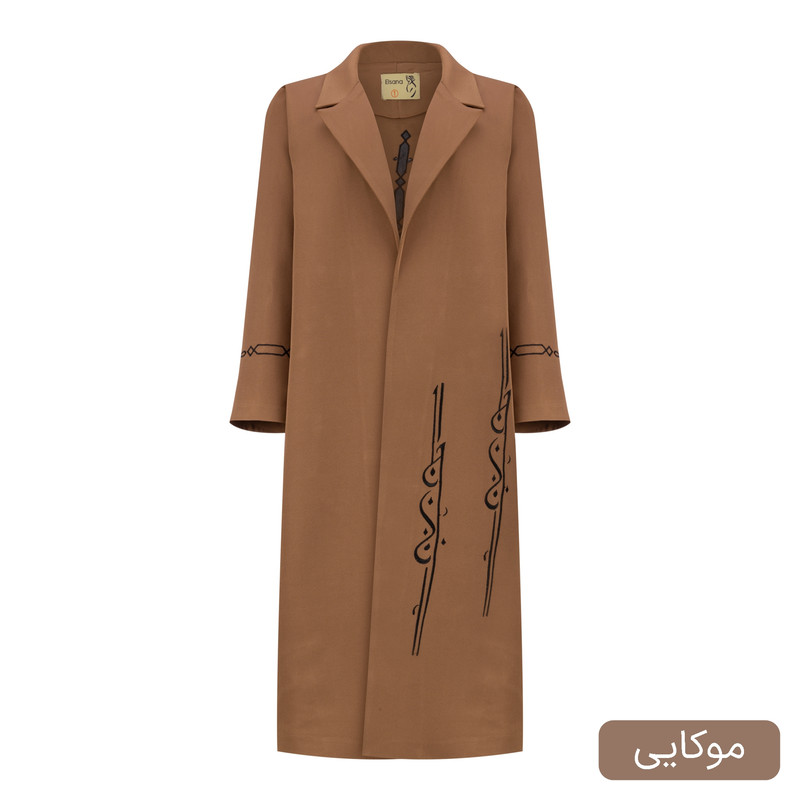 مانتو زیر زانو زنانه مدل دیما کد 2617