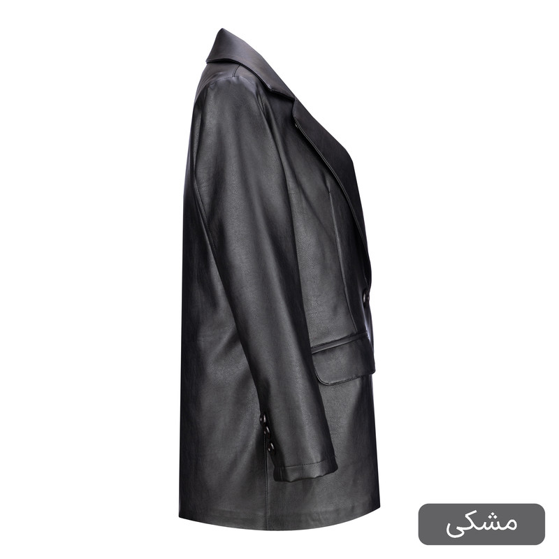 کت چرم زنانه مدل بهسام کد 2384