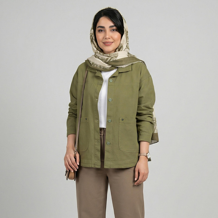 کراپ کت زنانه مدل آیریک کد 2436