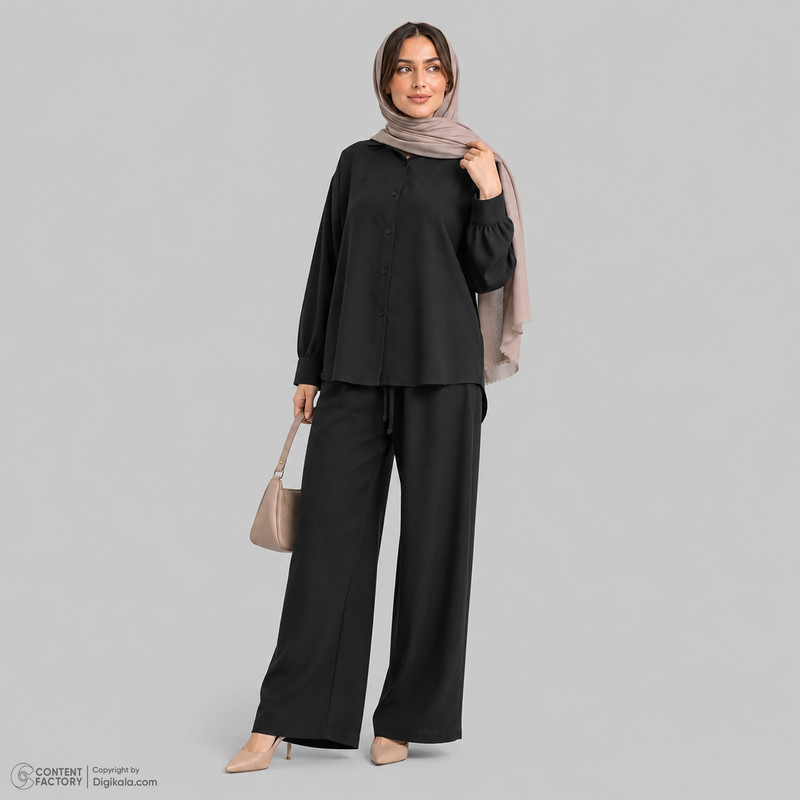 ست شومیز و شلوار زنانه مدل دنیرا کد 2580