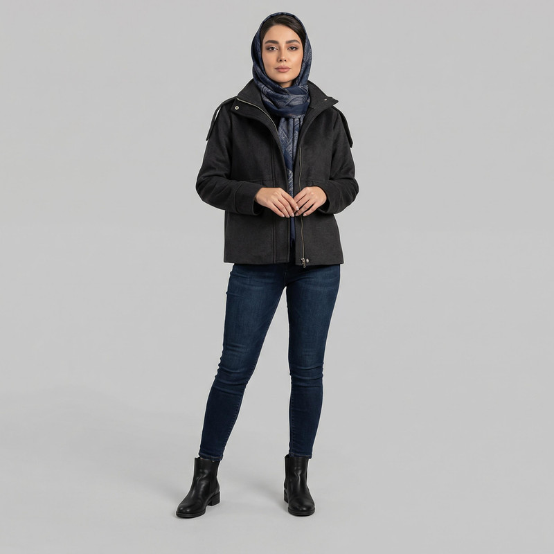 پالتو زنانه مدل هیژا کد 2391