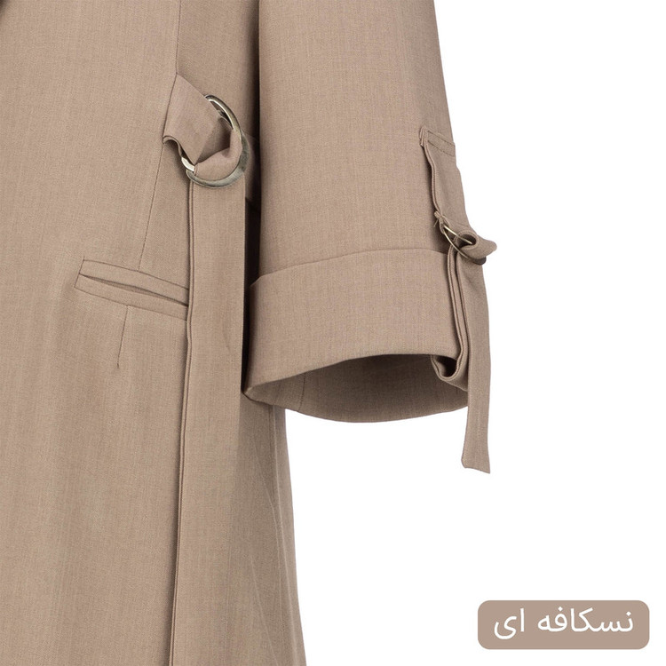 مانتو زیر زانو زنانه مدل آیرال کد 2562