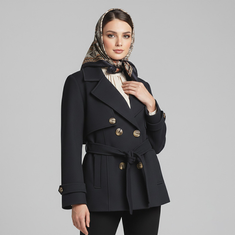 بارانی زنانه  مدل آژوان کد 2399