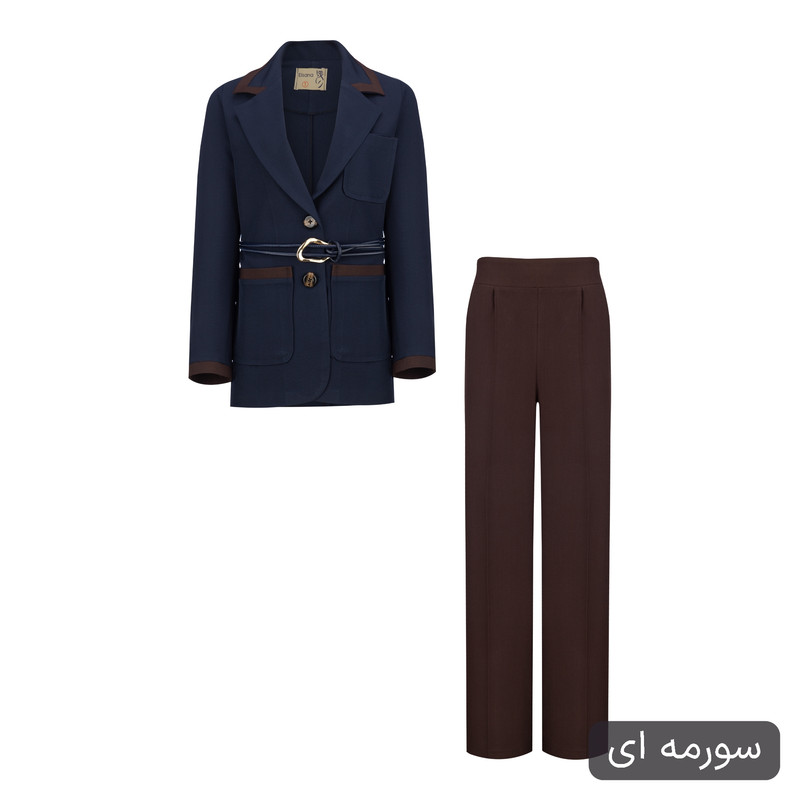 ست کت و شلوار رسمی زنانه مدل هالین کد 2480