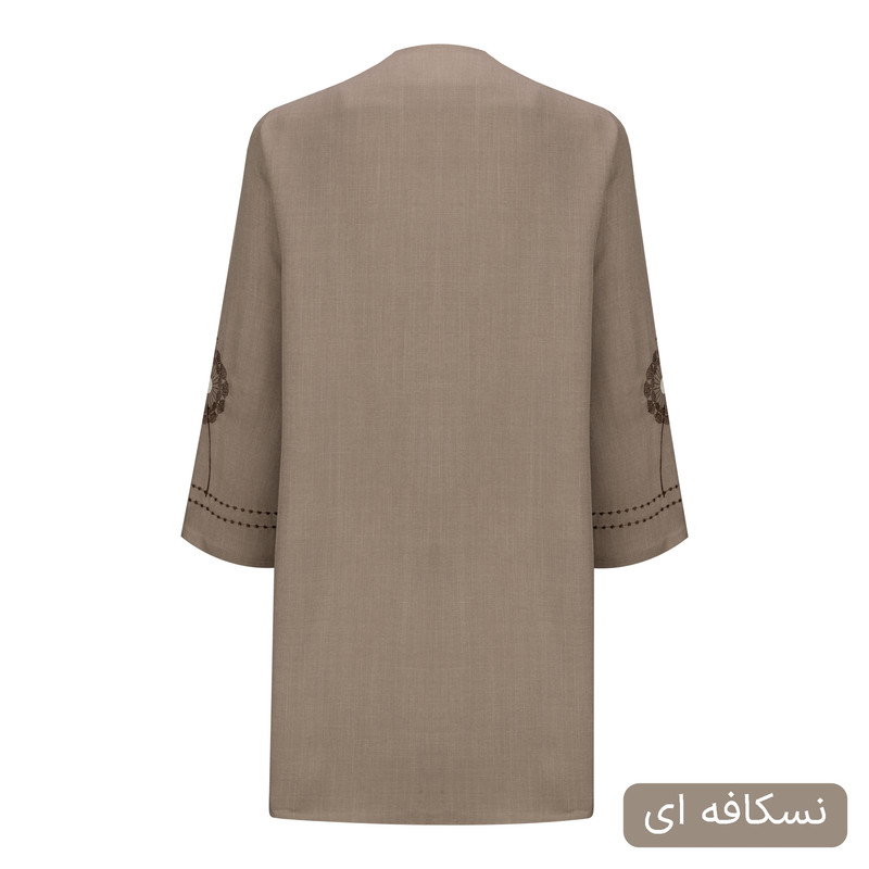 مانتو زیر زانو زنانه مدل پریسان کد 2503