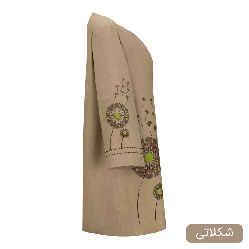 مانتو زیر زانو زنانه مدل پریسان کد 2503