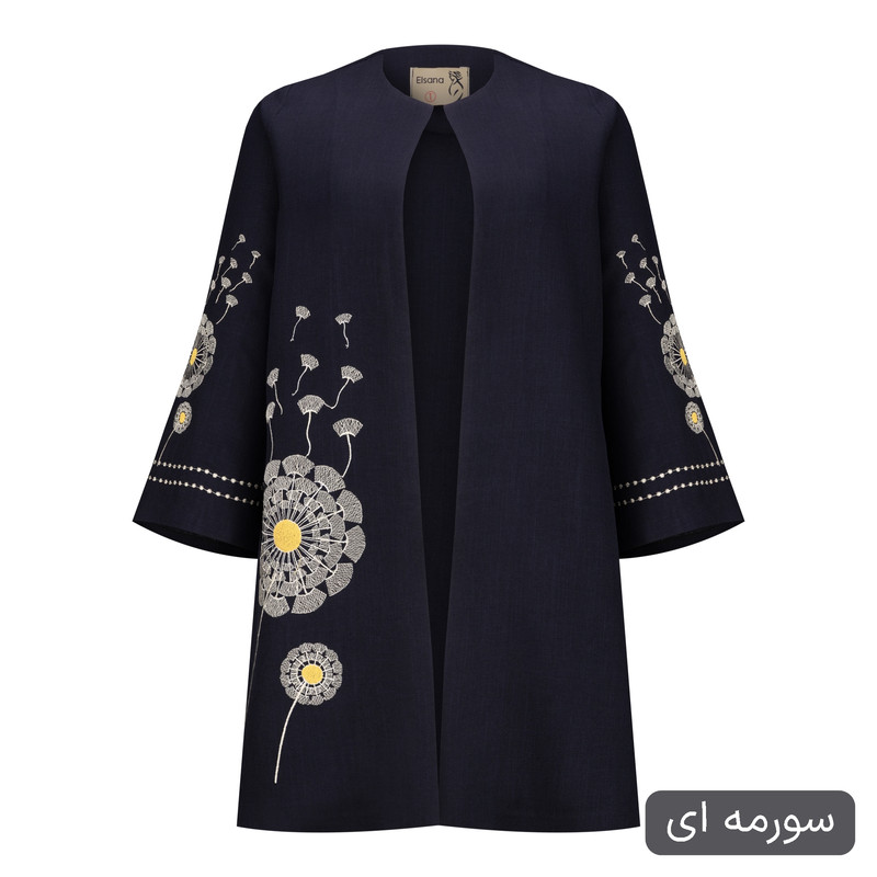 مانتو زیر زانو زنانه مدل پریسان کد 2503