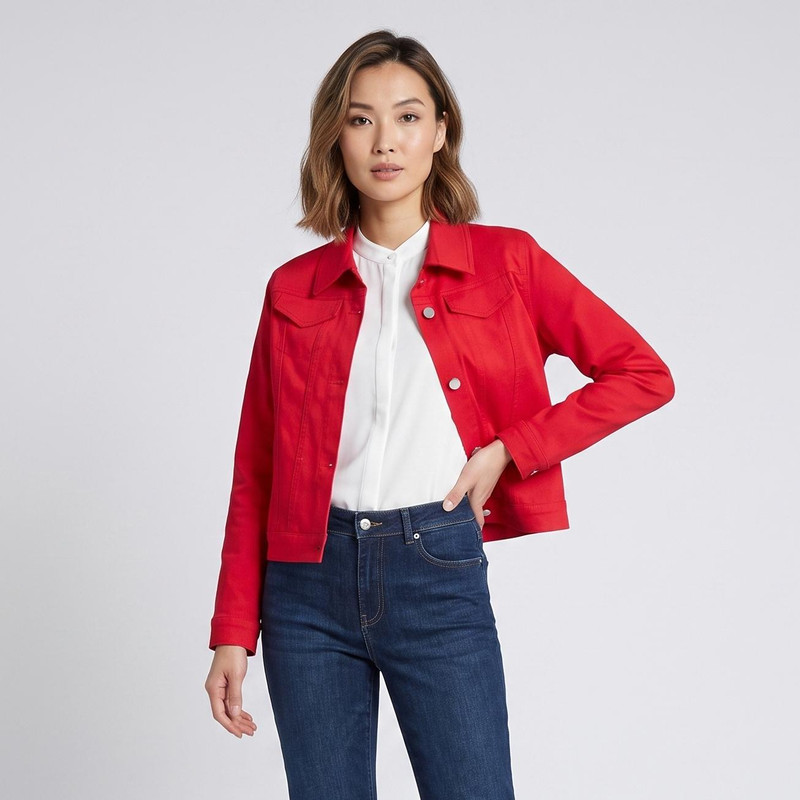 کراپ کت زنانه مدل آدوین کد 2435