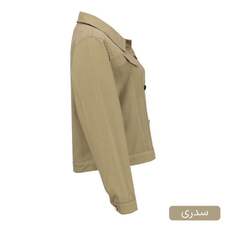 کراپ کت زنانه مدل آدوین کد 2435