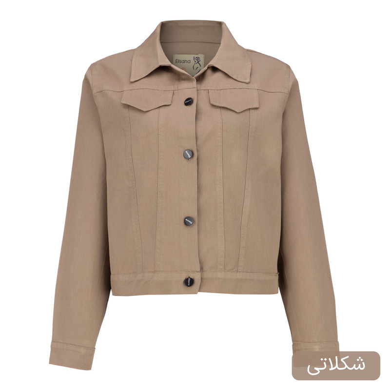 کراپ کت زنانه مدل آدوین کد 2435