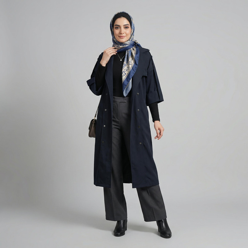 بارانی زنانه مدل سپینود کد 2385