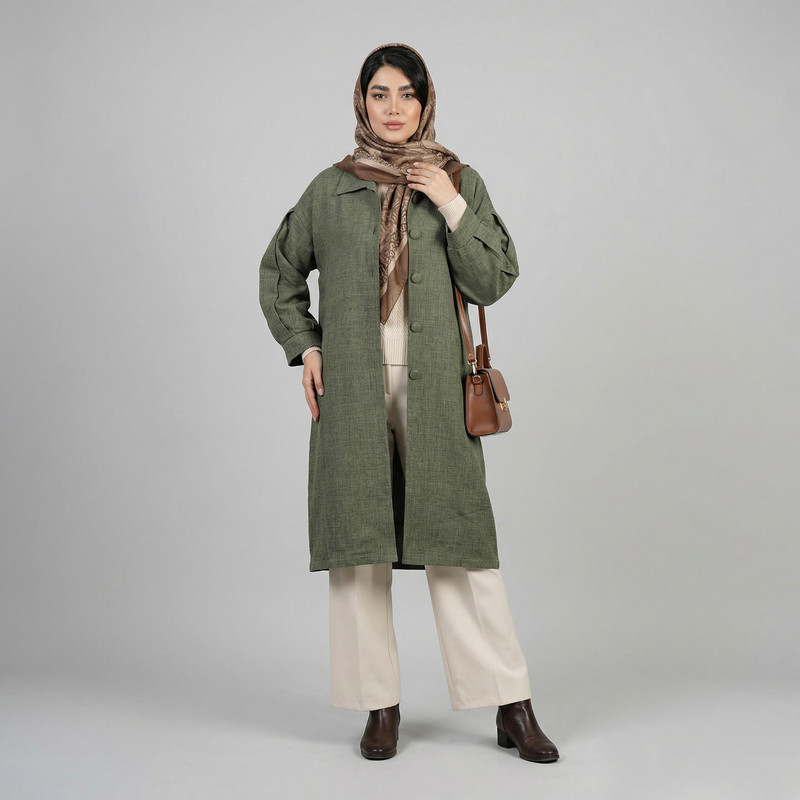 مانتو زنانه مدل ماهرخ کد 171501