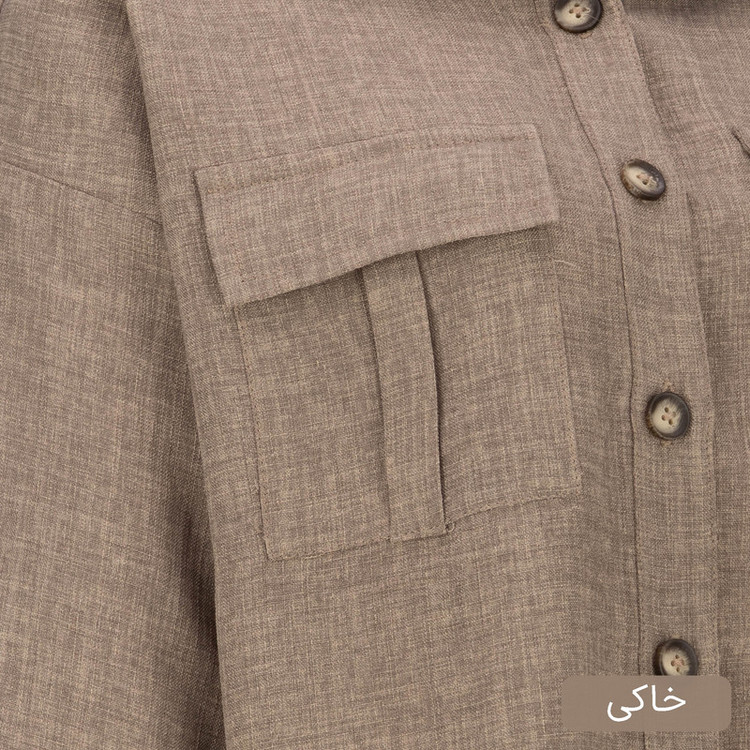 ست شومیز و شلوار زنانه مدل دلگون کد 2474
