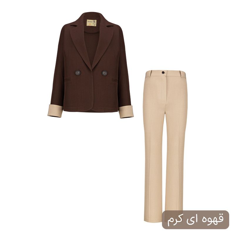 ست کت و شلوار رسمی زنانه مدل نوژان کد 2539