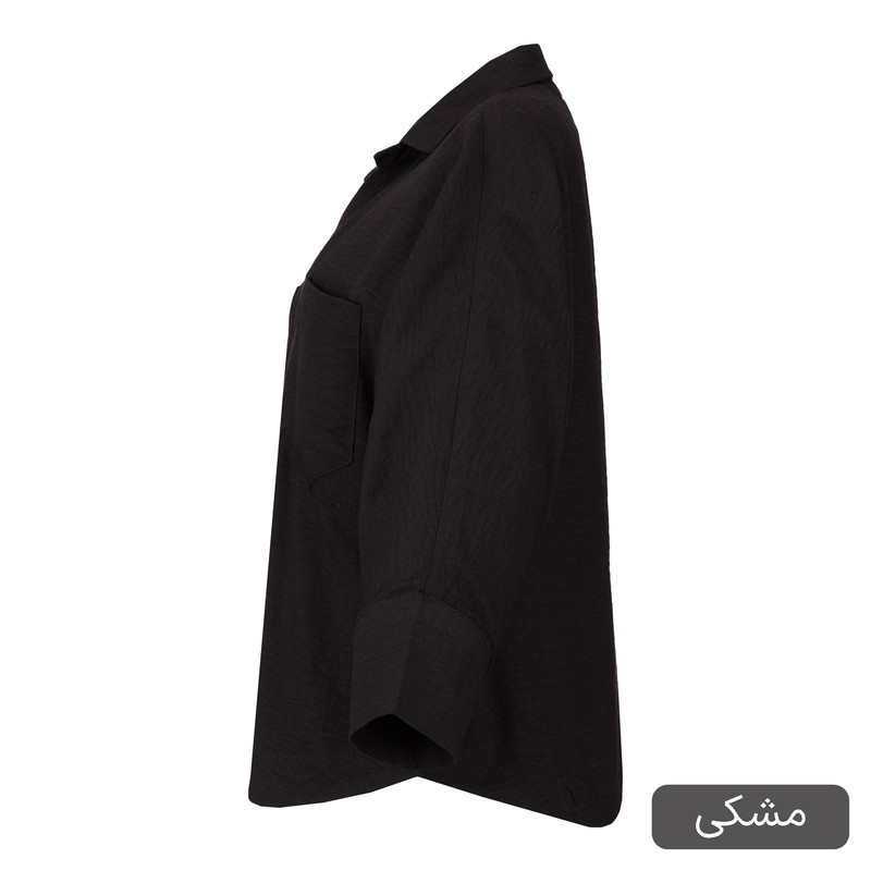 شومیز آستین بلند یقه برگردان زنانه مدل پارلا کد 2568
