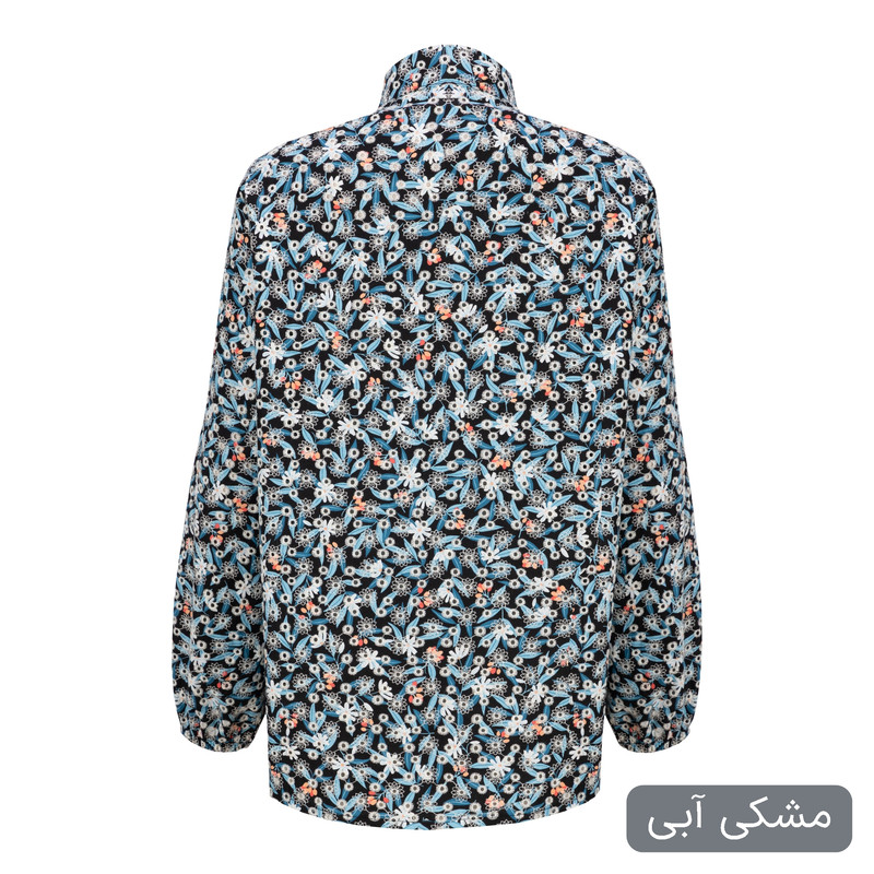 شومیز آستین بلند یقه ایستاده زنانه مدل میانا کد 2462