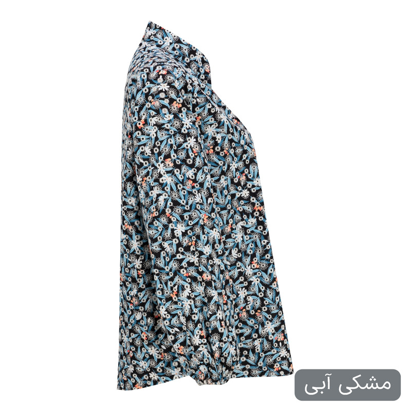 شومیز آستین بلند یقه ایستاده زنانه مدل میانا کد 2462