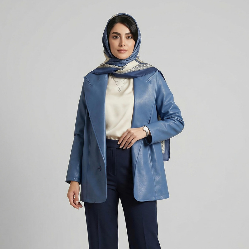 کت چرم زنانه مدل ژامک کد 196901