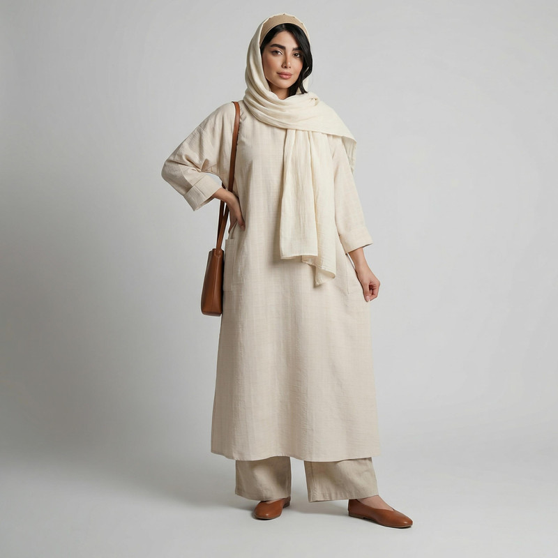 مانتو زنانه مدل ایرای کد 218404