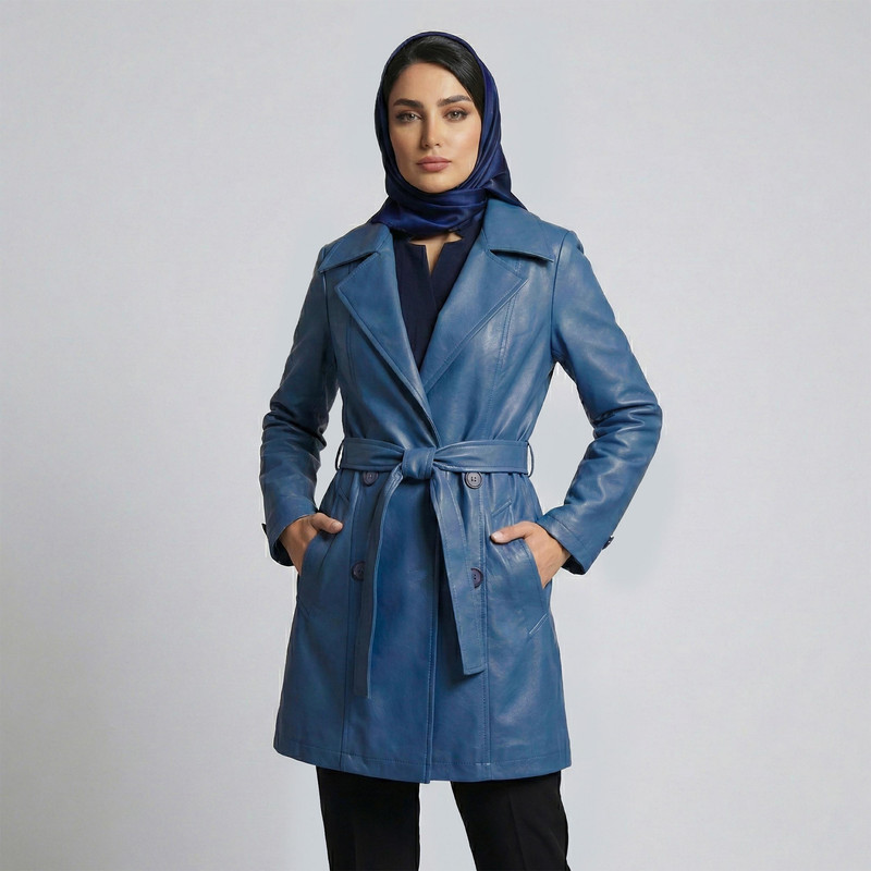 کت چرم زنانه مدل گیلوا کد 2426