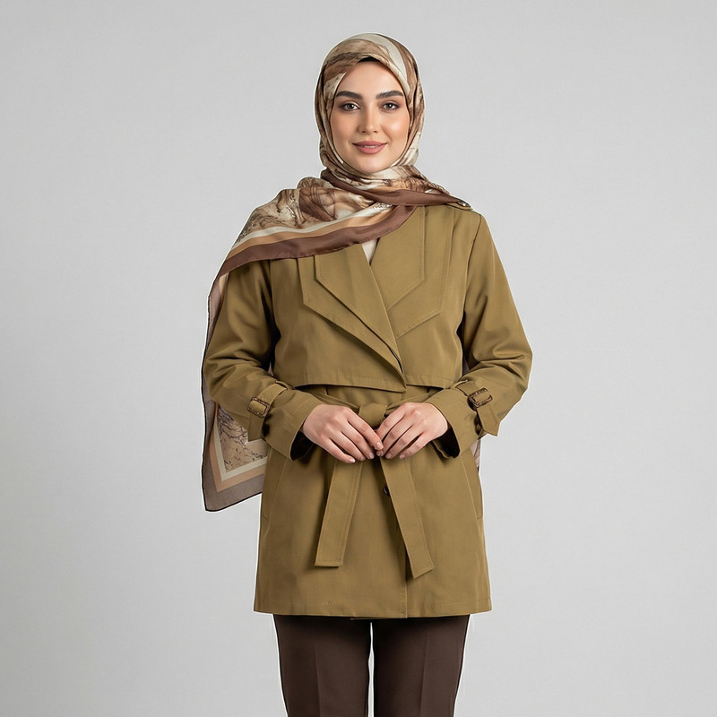بارانی زنانه  مدل  زرشام کد 230075