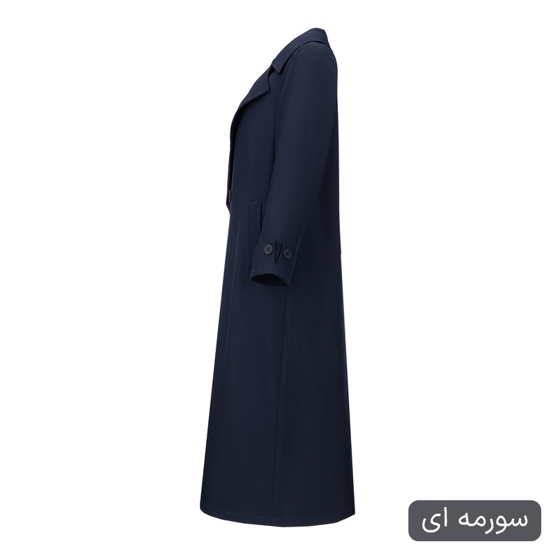 مانتو روی زانو زنانه مدل وارش کد 2596