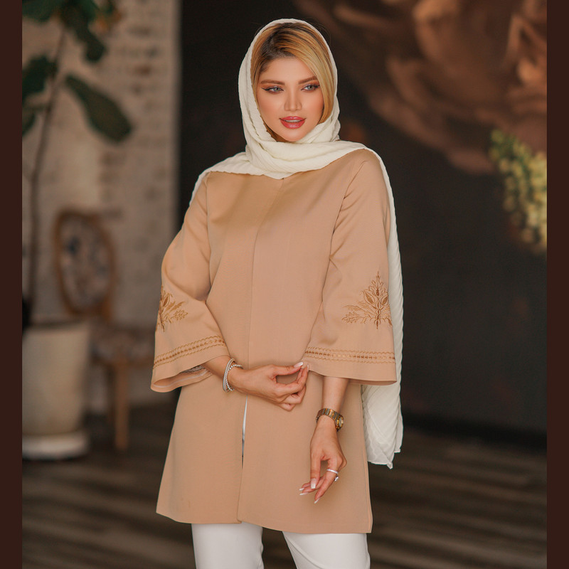مانتو زنانه مدل روشان کد 124608