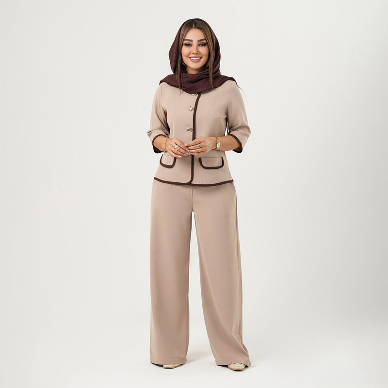 ست کت و شلوار زنانه  مدل ماهیکا کد 2745