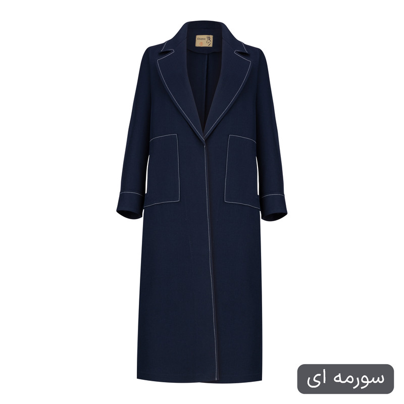 مانتو زیر زانو زنانه مدل ناروین کد 2611