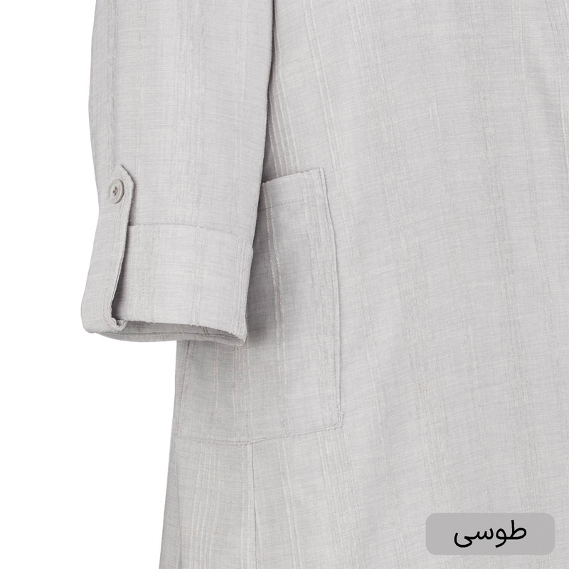 مانتو زیر زانو زنانه مدل مادلی کد 2610