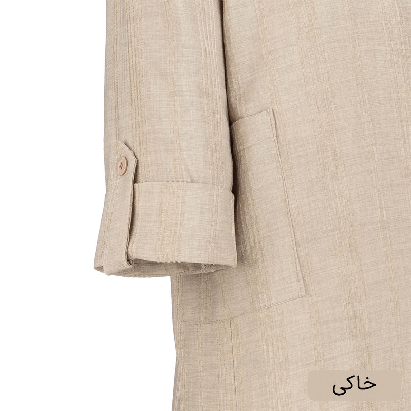 مانتو زیر زانو زنانه مدل مادلی کد 2610