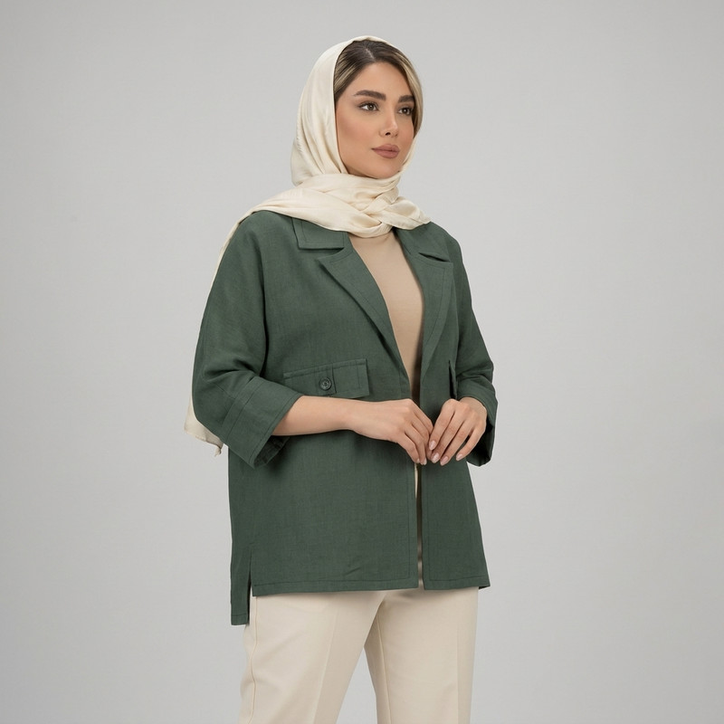 مانتو کتی زنانه مدل مهفام کد 2730