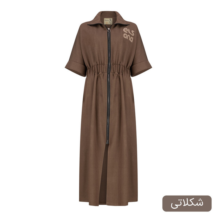 مانتو زیر زانو زنانه مدل الانا کد 2625