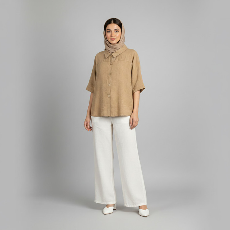 مانتو شومیزی زنانه مدل شهگل کد 222605
