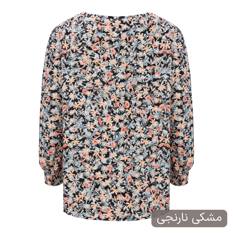 بلوز آستین بلند یقه شل زنانه مدل نیکداد کد 2459