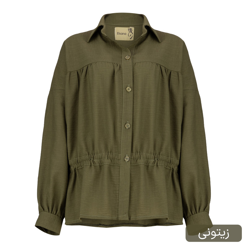 مانتو روی باسن زنانه مدل آینور کد 2574