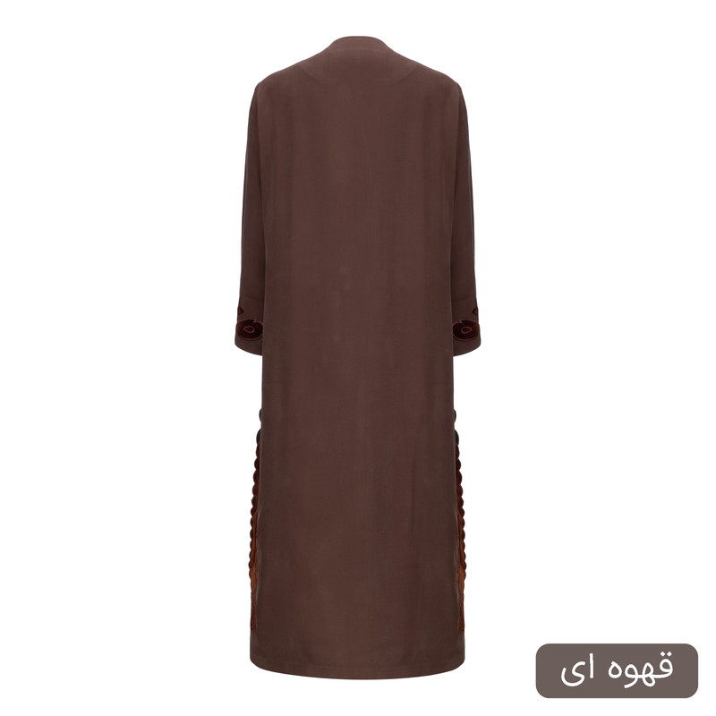 مانتو زیر زانو زنانه مدل نامین کد 2541