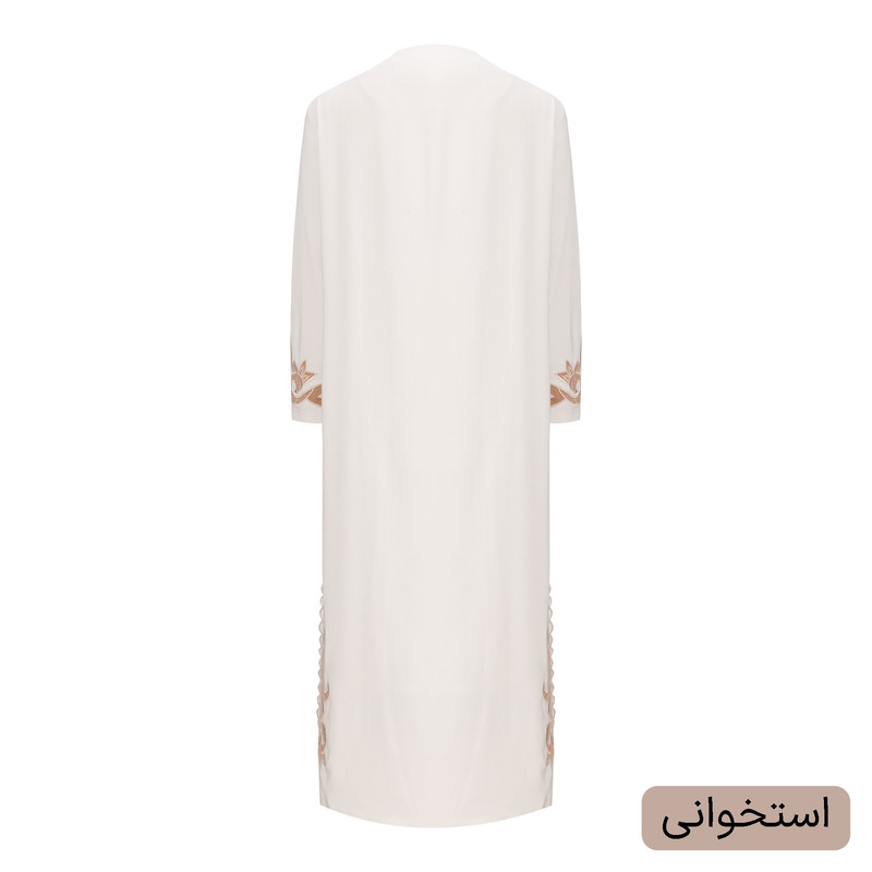 مانتو زیر زانو زنانه مدل نامین کد 2541