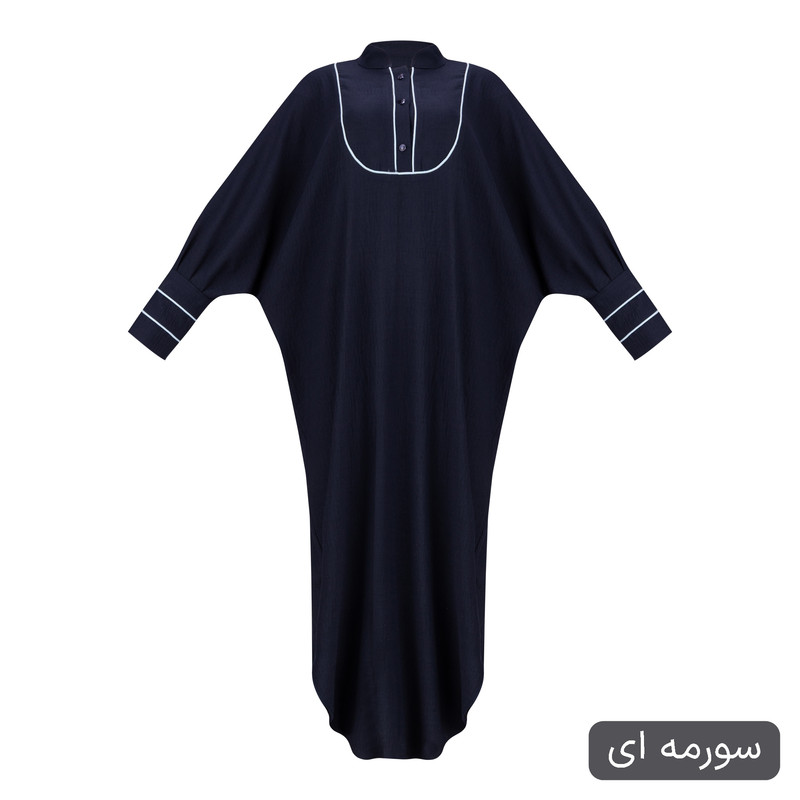 مانتو زیر زانو زنانه مدل لونا کد 2597