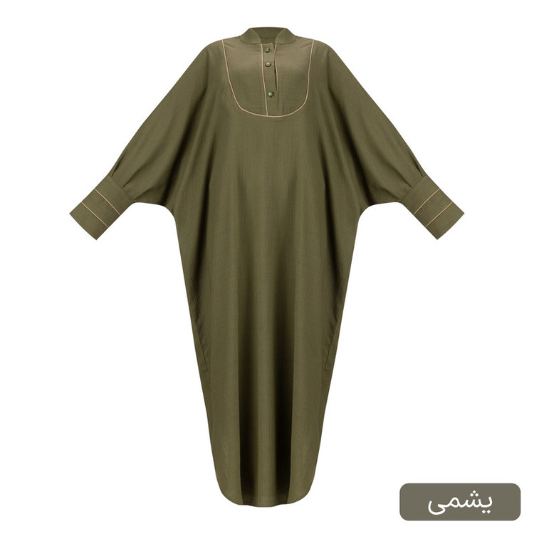 مانتو زیر زانو زنانه مدل لونا کد 2597
