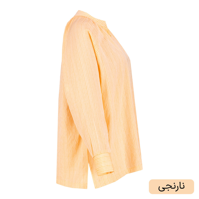 بلوز آستین بلند یقه ایستاده زنانه مدل سایان کد 2607